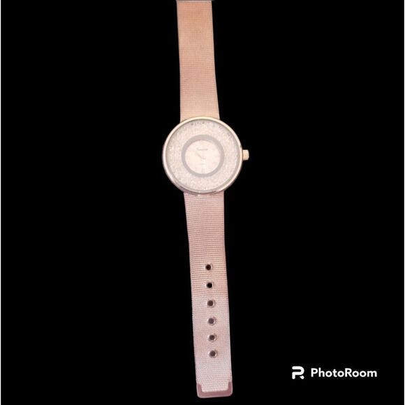 Geneva Rose Gold floating diamonds watch - Picture 2 of 4